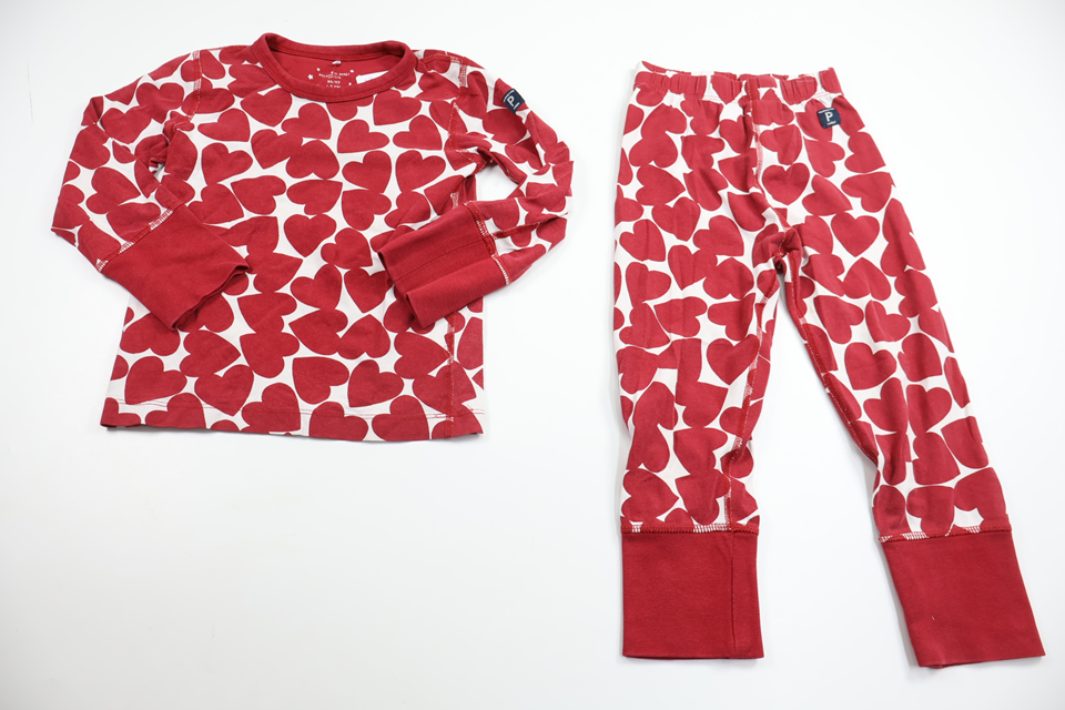 Tvådelad pyjamas från Polarn o. Pyret - Storlek 86/92 - Röd