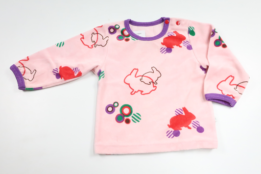 Fleece jumper from Okänt - Size 74 - Pink