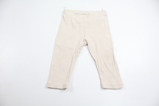 Ribbade byxor från H&M - Storlek 80 - Beige