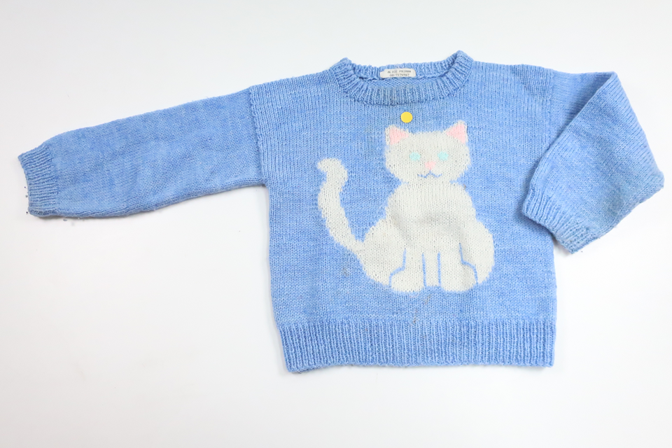 Knitted sweater from Hemstickat - Size 80/86 - Blue