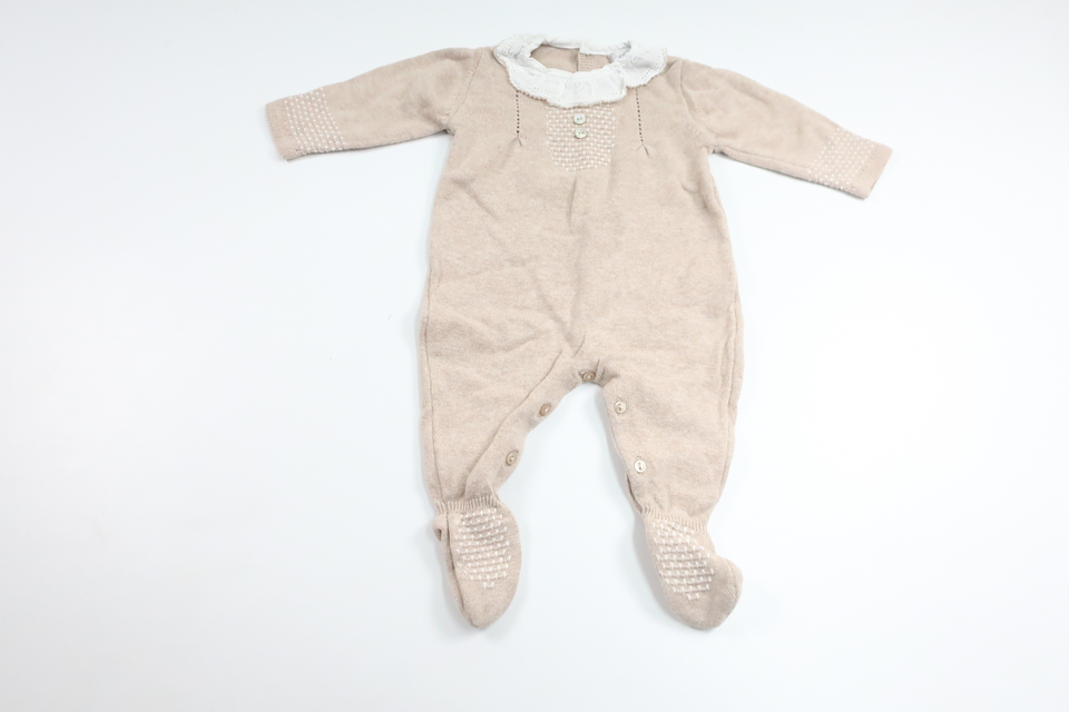 Knitted jumpsuit from Dr. Kid Newborn - Size 62/68 - Beige