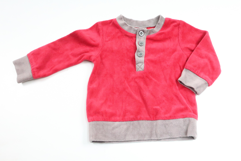 Fleece Santa top from Kappahl - Size 62/68 - Red