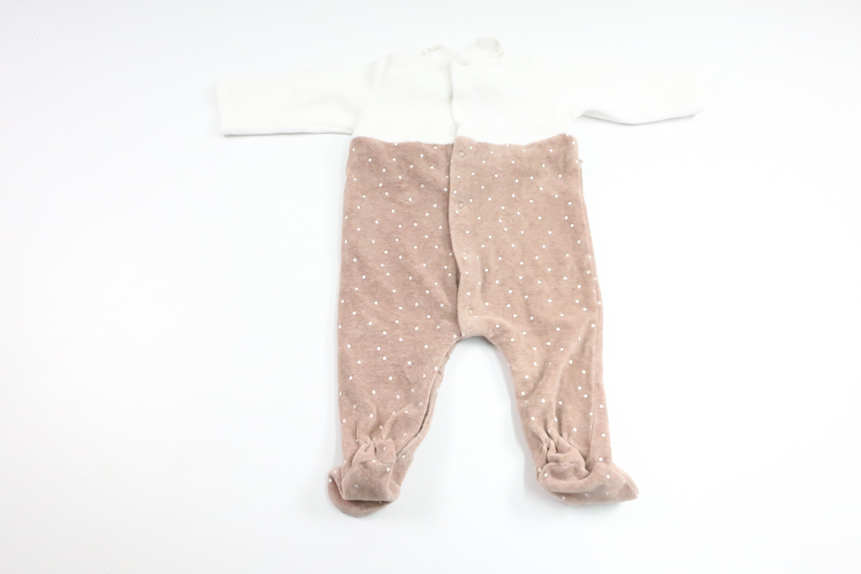 Fleece Jumpsuit from Okänt - Size 62/68 - Beige