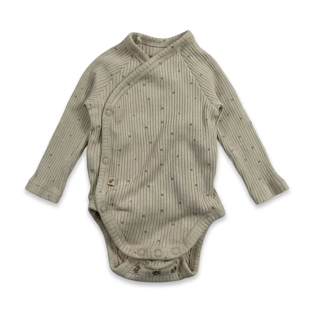 Prickig body från Rikiki - Storlek 56/62 - Beige