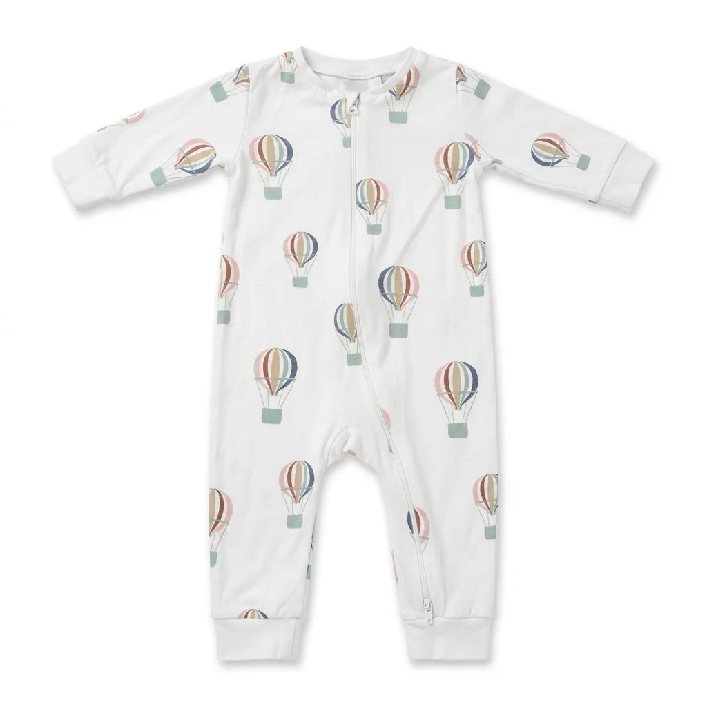 Mönstrad pyjamas från Kappahl - Storlek 56/62 - Vit