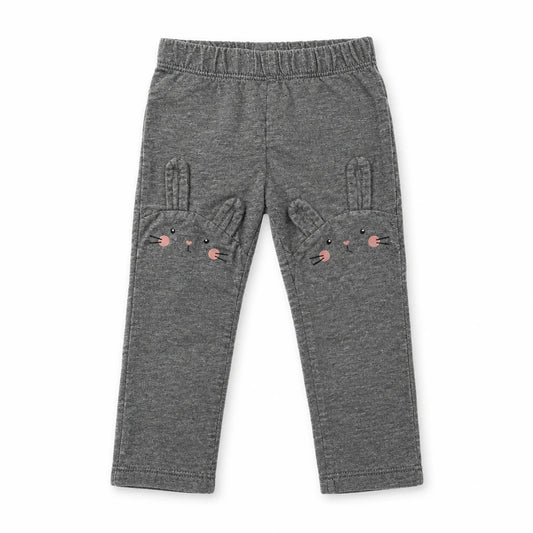 Djurmönstrade mjukisbyxor från H&M - Storlek 80 - Grå