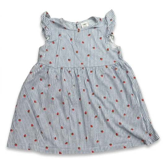 Striped dress from H&amp;M - Size 86 - Blue