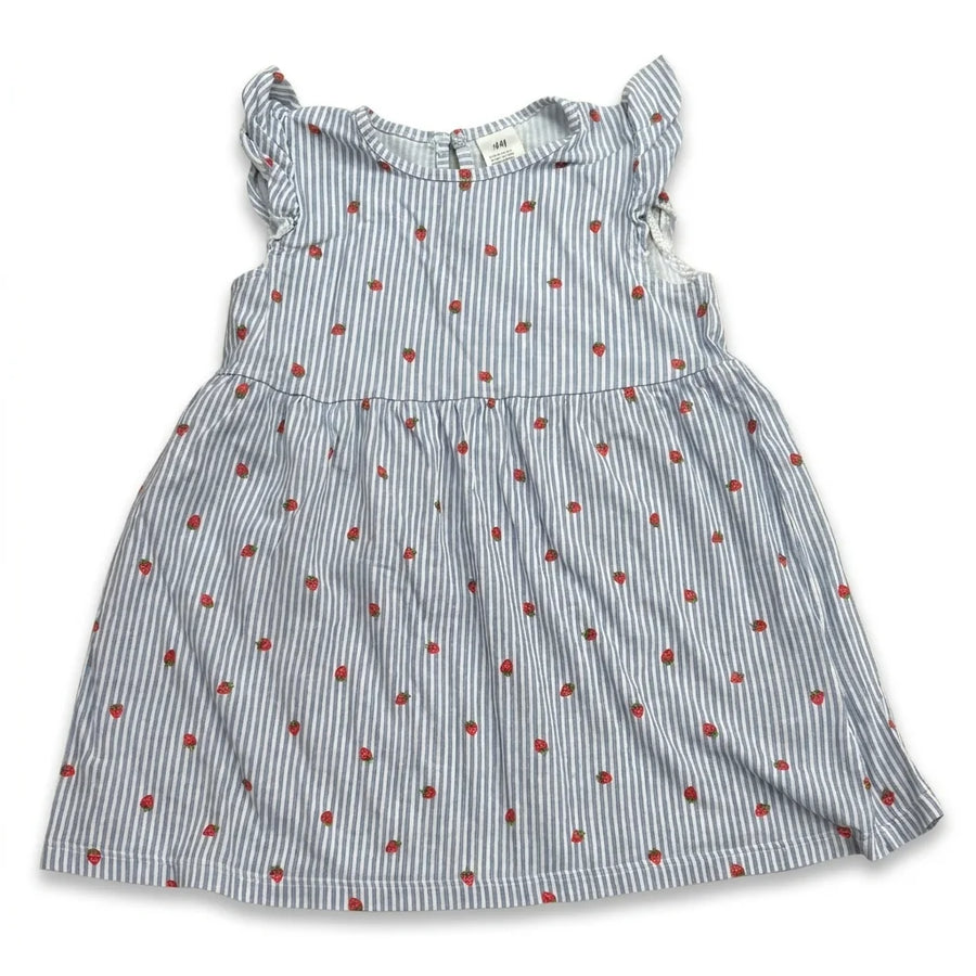 Striped dress from H&amp;M - Size 86 - Blue