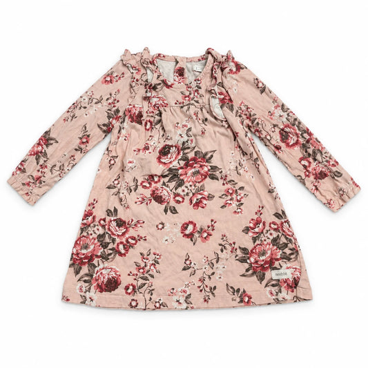 Blommig tröja från Newbie - Storlek 86 - Rosa