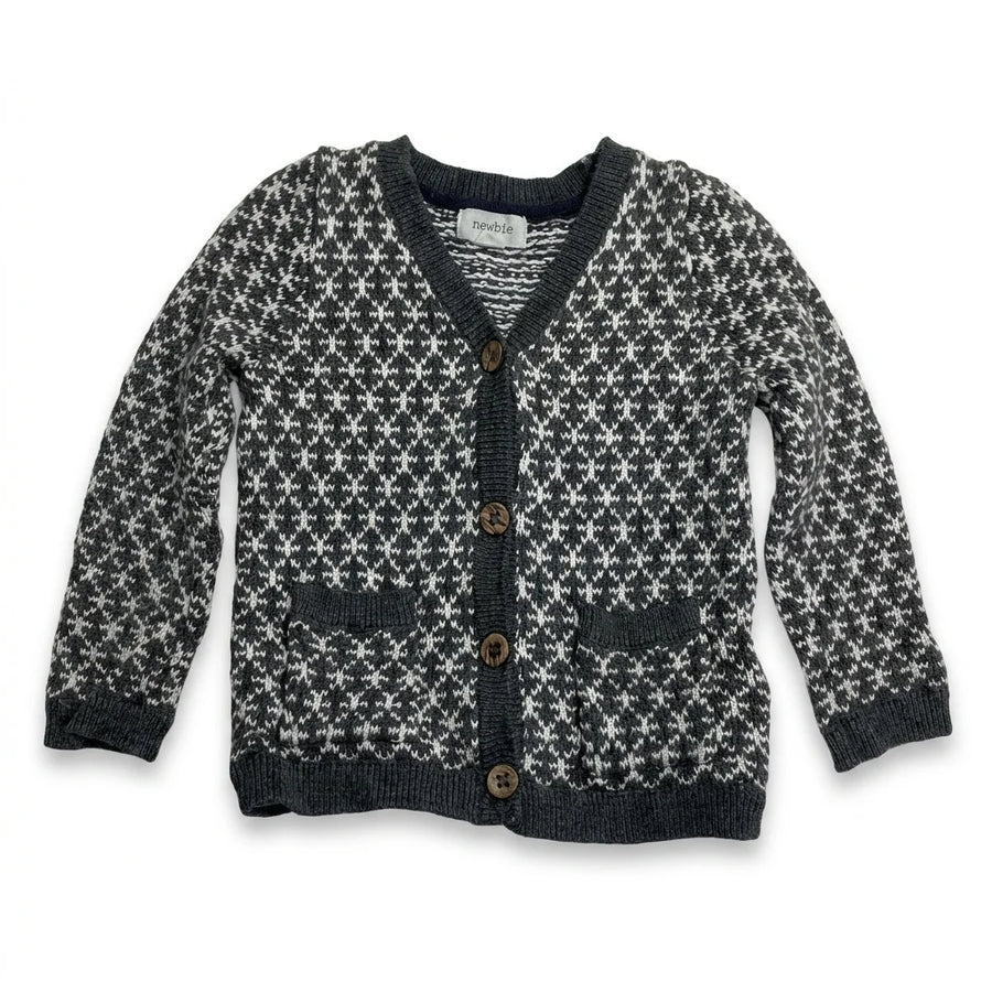 Cardigan from Newbie - Size 62 - Grey