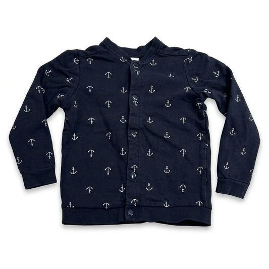 Patterned cardigan from H&M - Size 86 - Navy blue