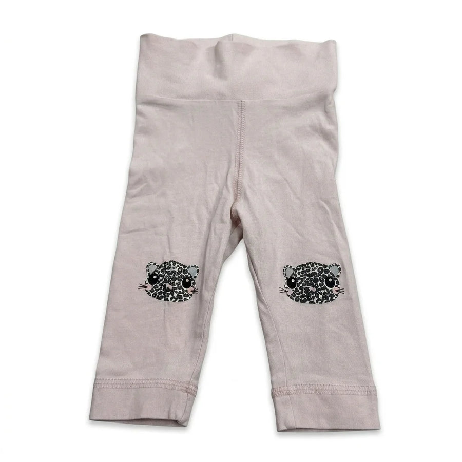 Animal print leggings from H&M - Size 62 - Pink
