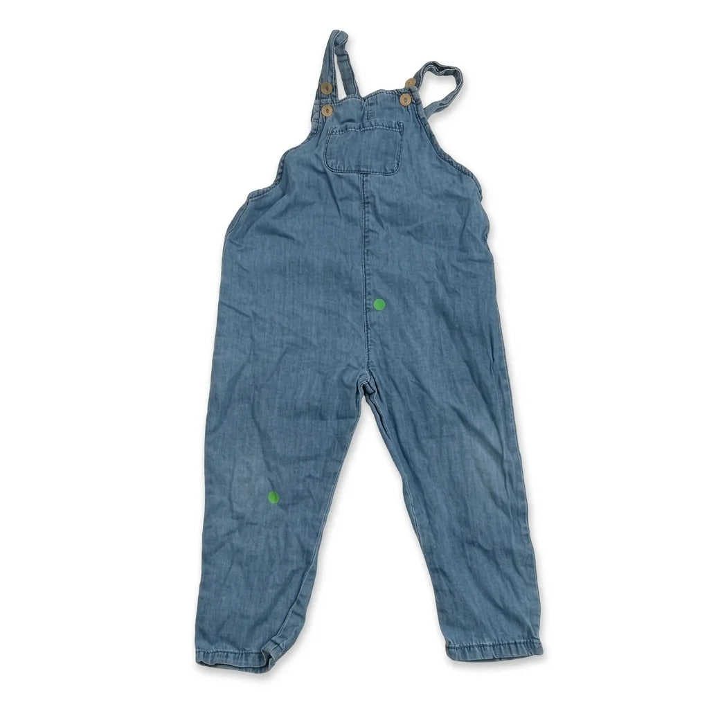Hängselbyxor från Lindex - Storlek 74/80 - Denim