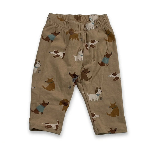 Djurmönstrade leggings från Lindex - Storlek 62/68 - Beige