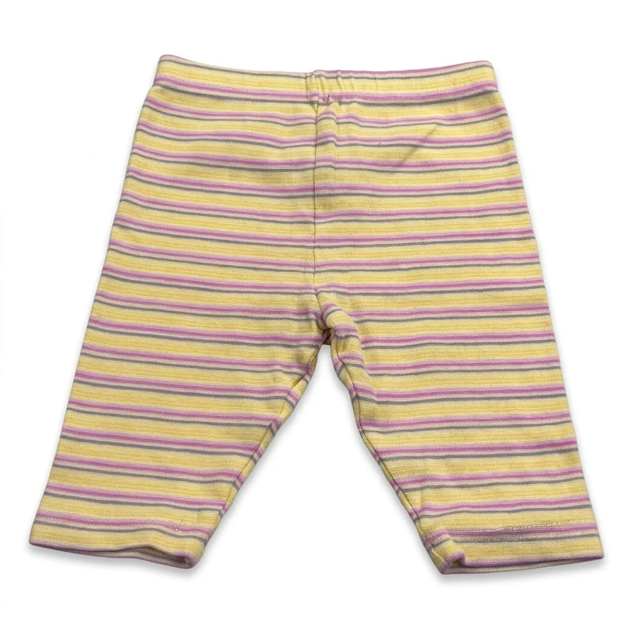 Striped leggings from Lindex - Size 56 - Yellow