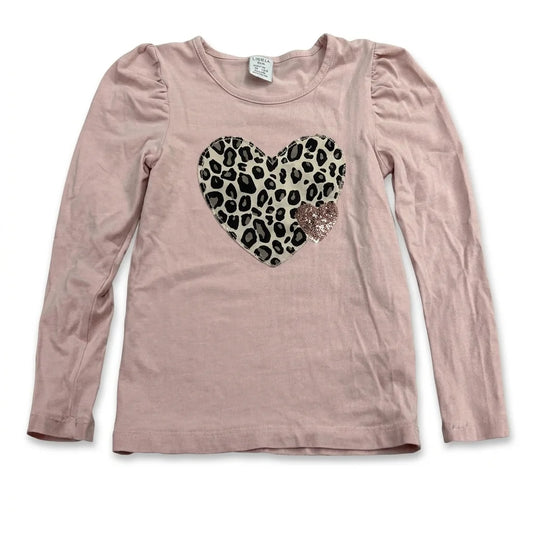 Animal print sweater from Lindex - Size 98 - Pink
