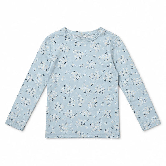 UV blommig tröja från H&M - Storlek 86/92 - Blå