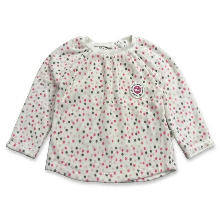 Polka-dot sweater from Kanz - Size 62 - White