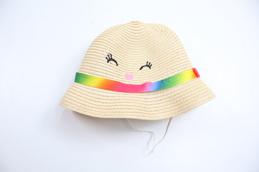 Straw hat from Unknown - Size 110/116 - Beige
