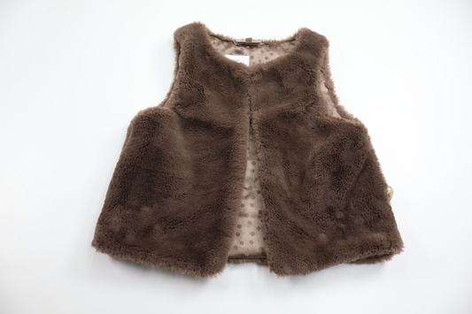 Faux fur cardigan from PompdeLux - Size 110/116 - Brown